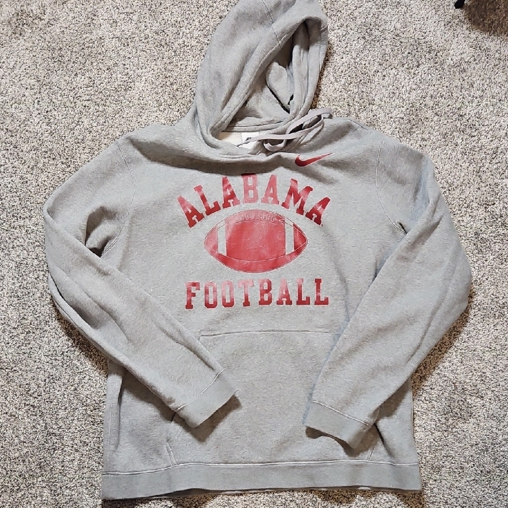 Nike Gray Alambama Crimson Tide Hoodie